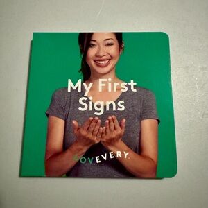 Lovevery My First Signs Learning Book - Green